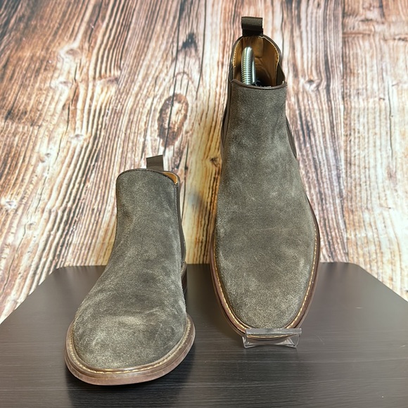 Nordstrom Men’s Shop Suede Chelsea Boots Mens Sz 7M - Picture 2 of 10